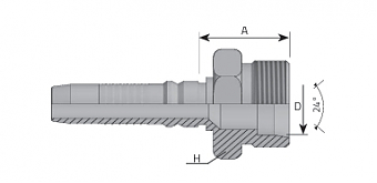 CES M36x2,0/0-12 DKOS int DN20